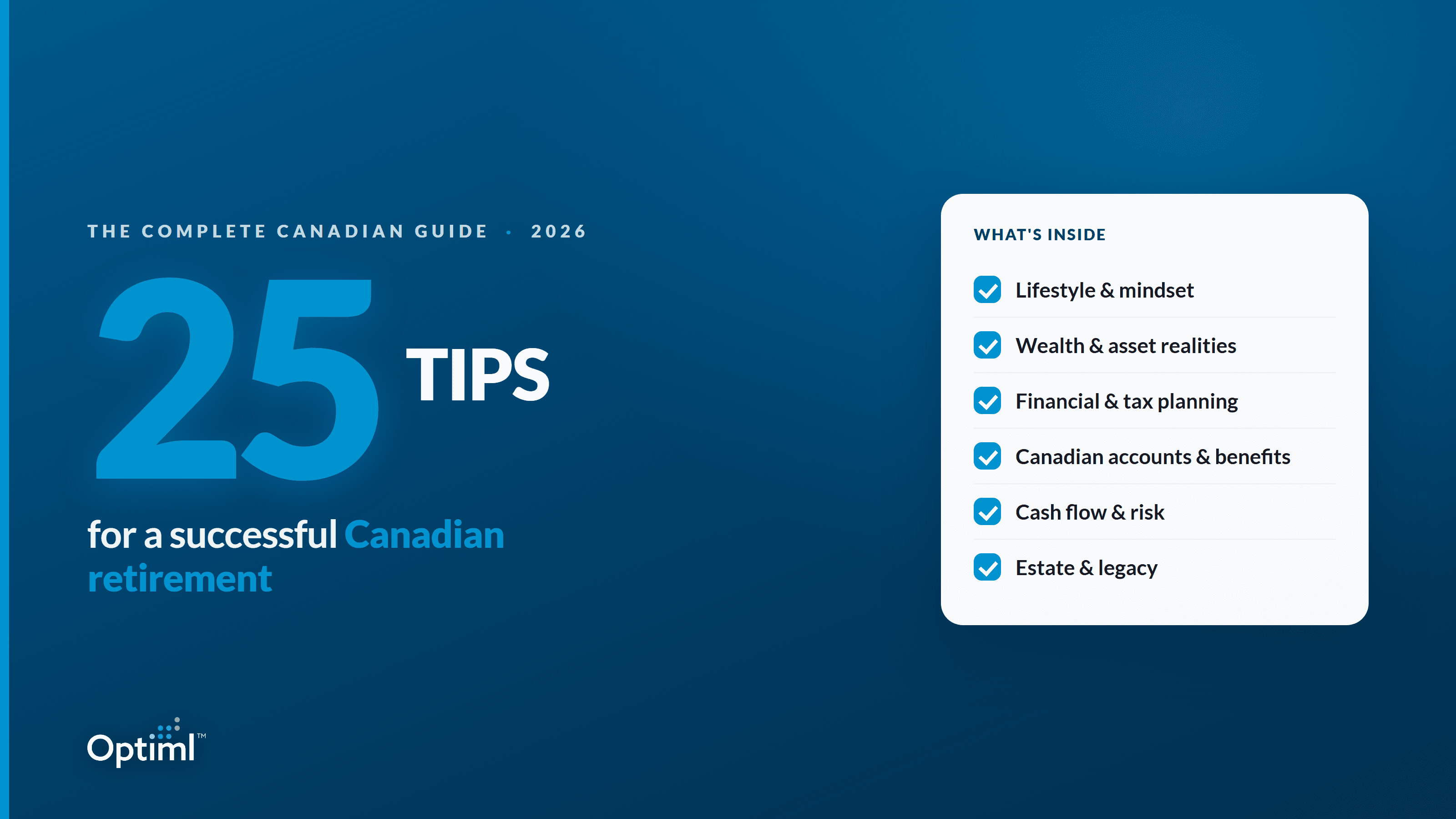 25 Tips for a Successful Canadian Retirement